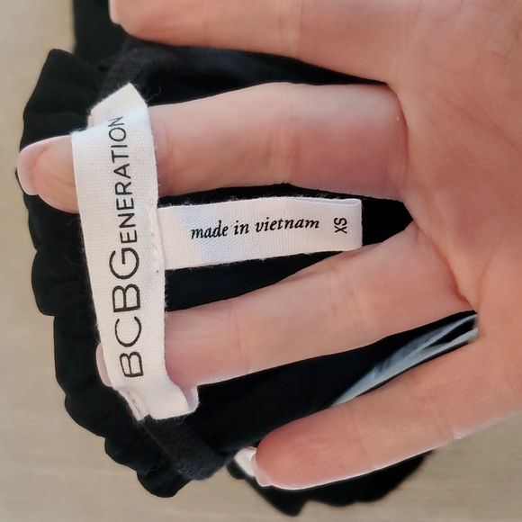 WHBM NWOT Black and Blue Bodysuit - Picture 9 of 9